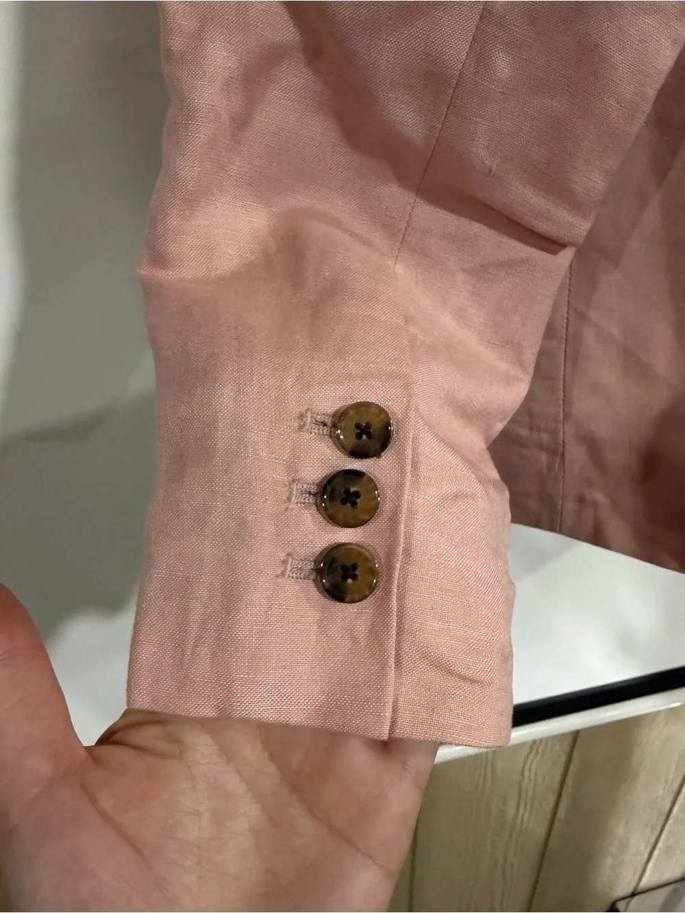 a new day Blush Pink Single-Button Notch Lapel Blazer